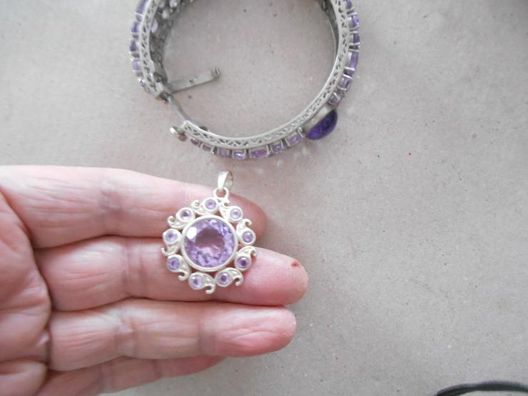 Amethyst Set mit über 80 Steinen - Schmuck - Bild 2