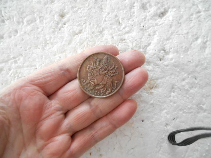 Glücks-Münze aus Indien - Esoterik - Bild 1