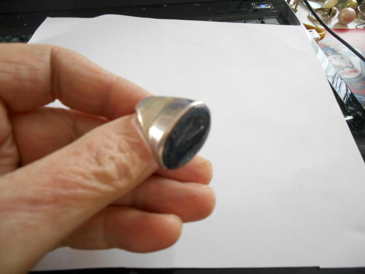 Bild 4: Malachit Ring....Lapislazuli Ring...