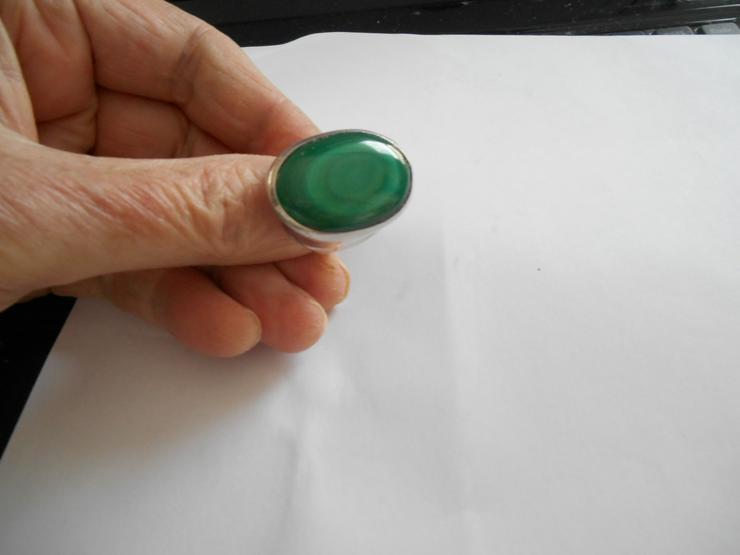 Bild 1: Malachit Ring....Lapislazuli Ring...