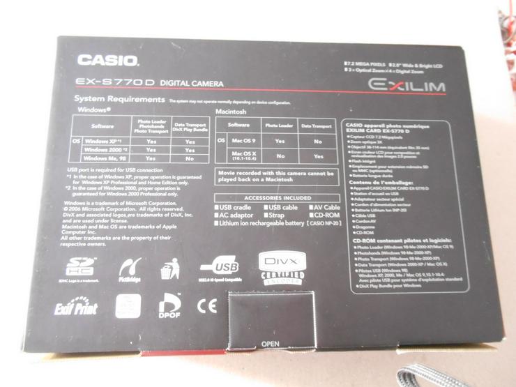 Casio EX-S770 D............ - Digitalkameras (Kompaktkameras) - Bild 2
