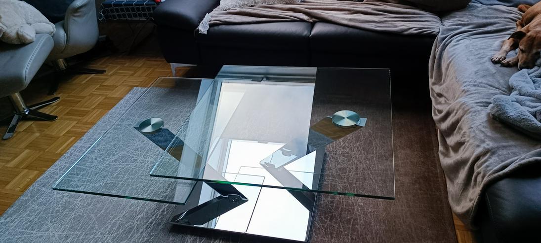 Bild 2: Designerglastisch mit Sicherheitsglas