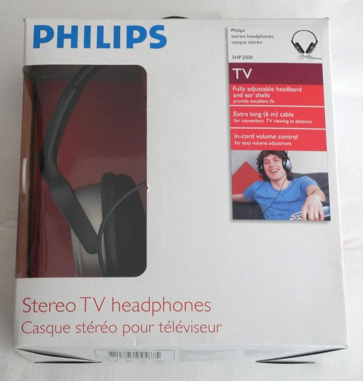 Philips SHP2500 - Kopfhörer - ohrumschließend - kabelgebunden - Kopfhörer - Bild 1