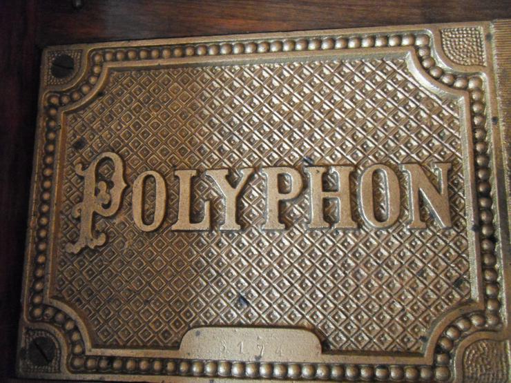 Bild 7: Polyphon , sehr gut erhalten, inclusive Blechplatten