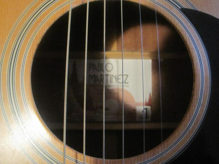 Bild 7: Akustik-Gitarre Westerngitarre von Pablo Martinez° + viel Lernmaterial