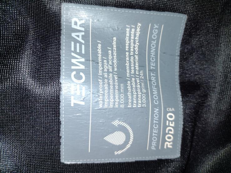 Softshell Jacke blau Damen Rodeo Tecwear Outdoor Gr. 48 Waterproo - Größen 48-50 / XL - Bild 6