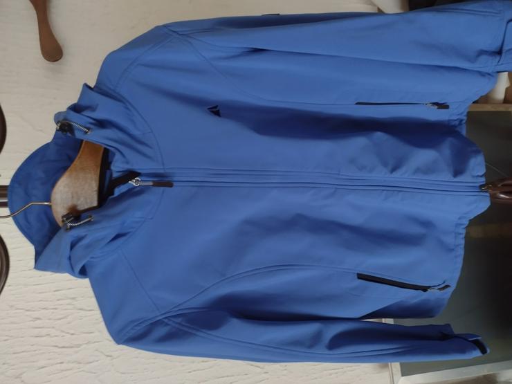 Bild 1: Softshell Jacke blau Damen Rodeo Tecwear Outdoor Gr. 48 Waterproo