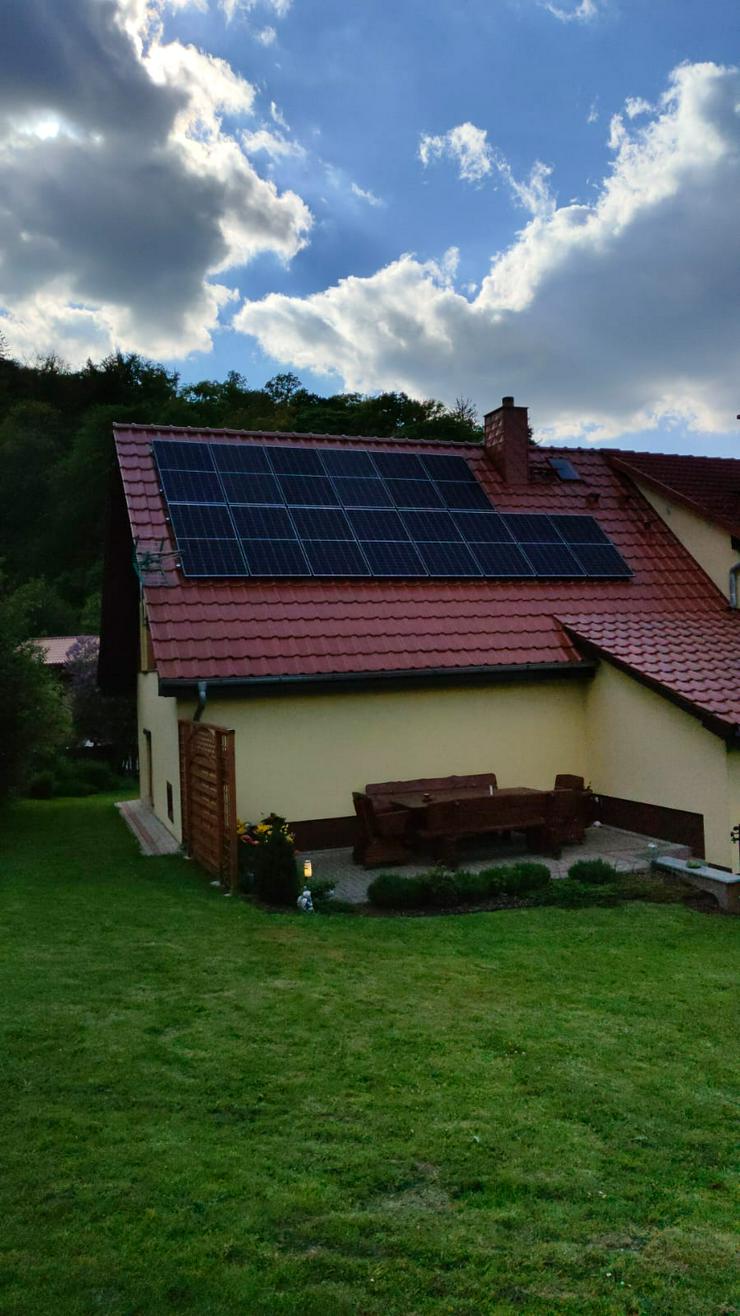10 kWp Photovoltaikanlage Satteldach Ost-Westausrichtung