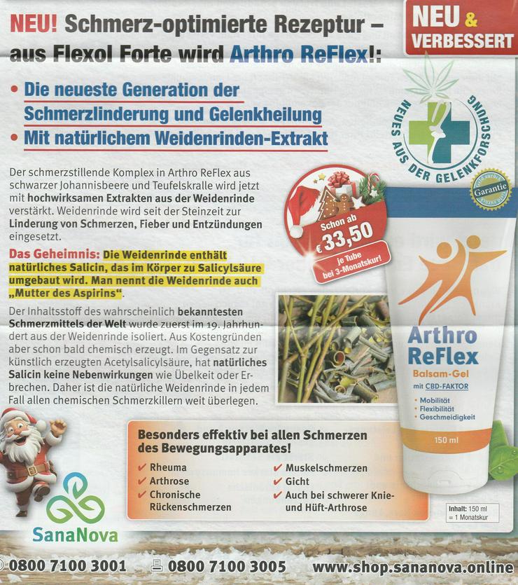 Arthro ReFlex vormals Flexol forte natürliches Mittel bei Arthrose - Hygiene & Desinfektion - Bild 3