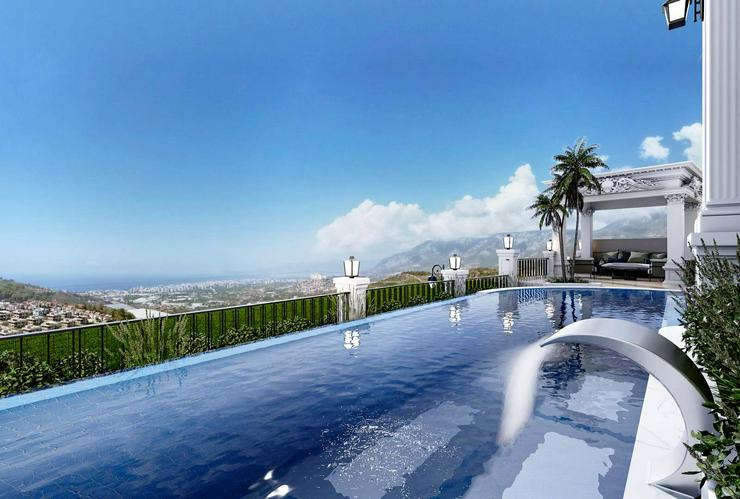 Türkei, Alanya.7 Zi.  Luxus-Villa,  gigantischer Meer- Blick, 801 - Ferienhaus Türkei - Bild 1