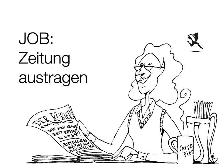 Minijob, Teilzeitjob, Job - Zeitung austragen in Hamburg, Kirchwerder