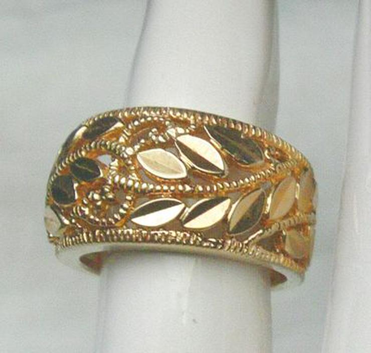 Silberschmuck, Ring 925 Silber, vergoldet - Ringe - Bild 1