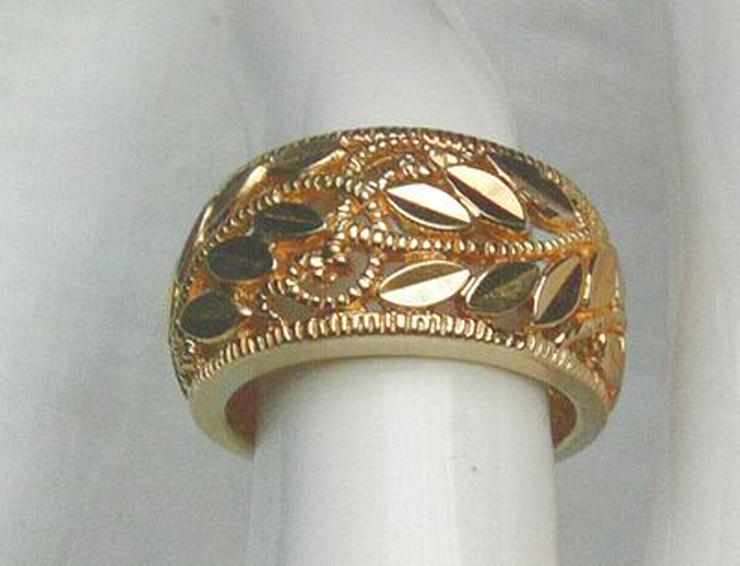 Bild 3: Silberschmuck, Ring 925 Silber, vergoldet