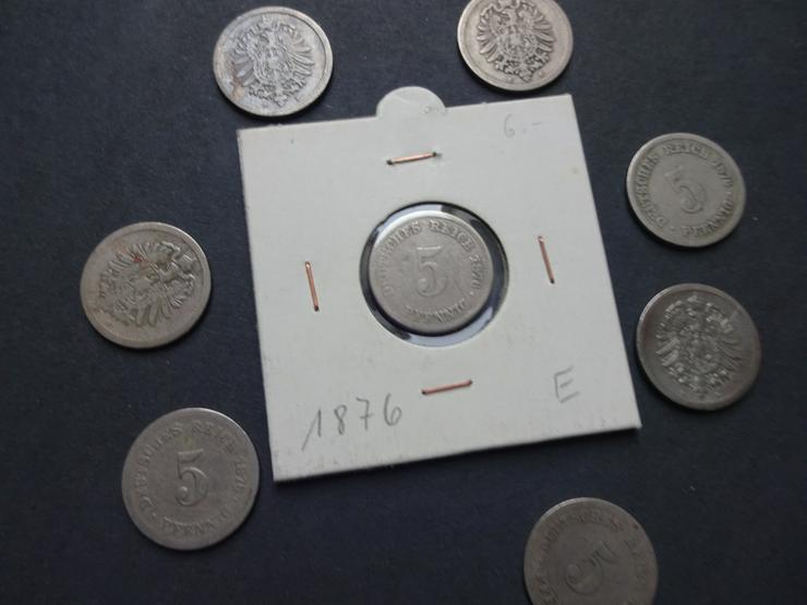 5 Reichspfennig 1876 kompletter Satz - Deutsche Mark - Bild 1