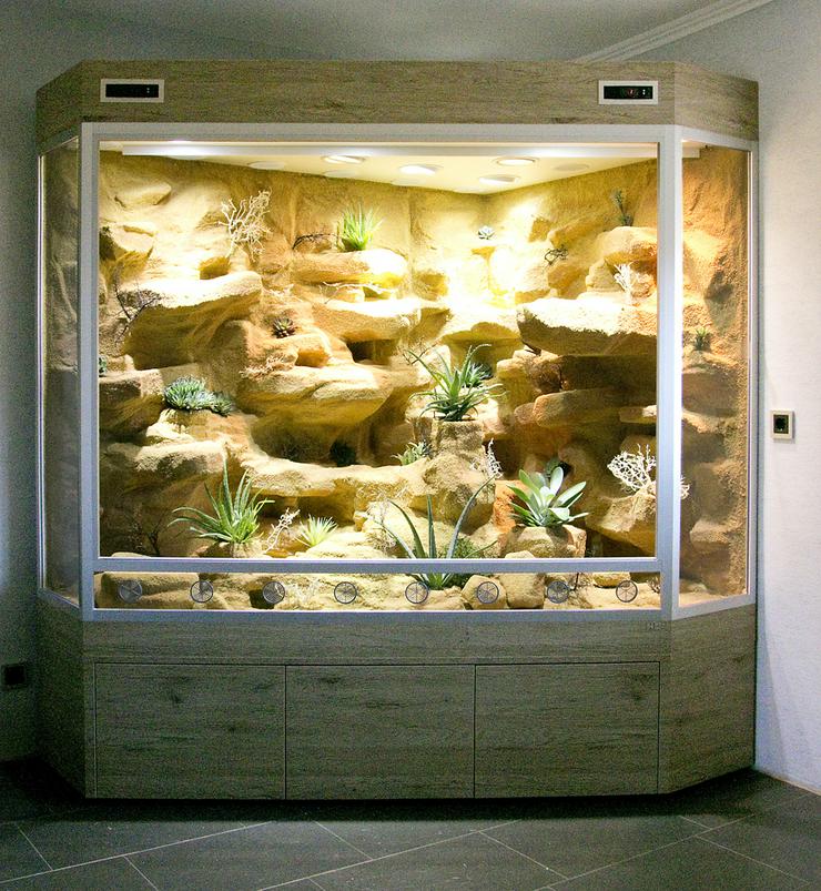 Bild 14: Terrarium Wüste/Steppe z.B. für Bartagamen und andere Steppenbewohnende Reptilien