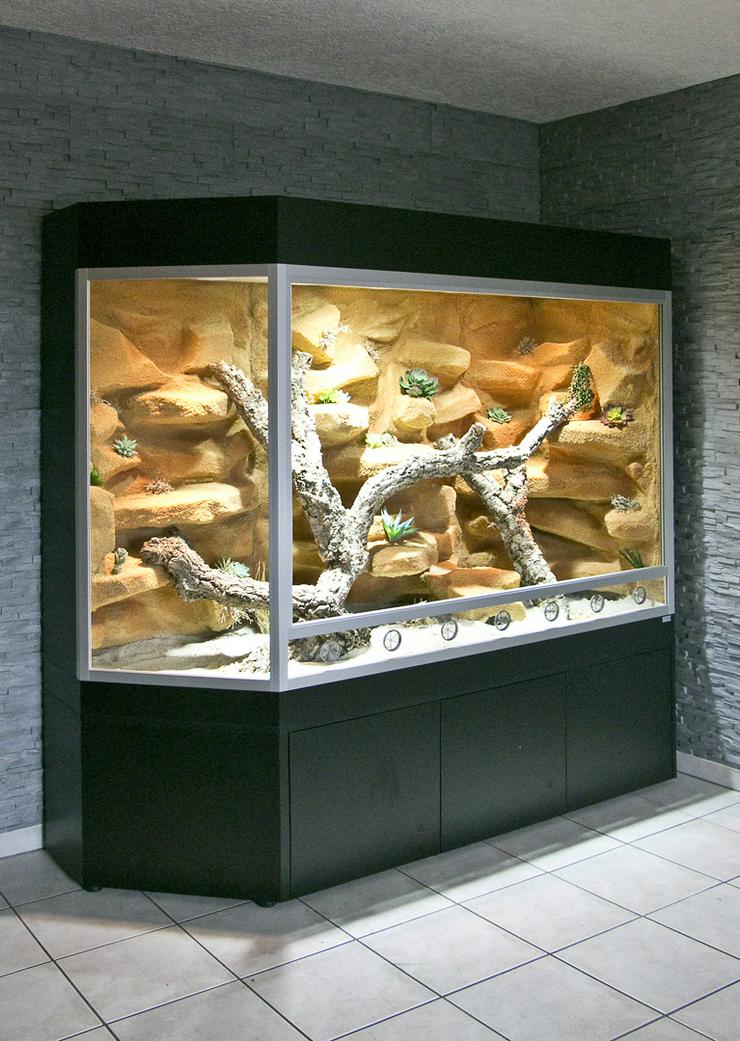 Bild 2: Terrarium Wüste/Steppe z.B. für Bartagamen und andere Steppenbewohnende Reptilien