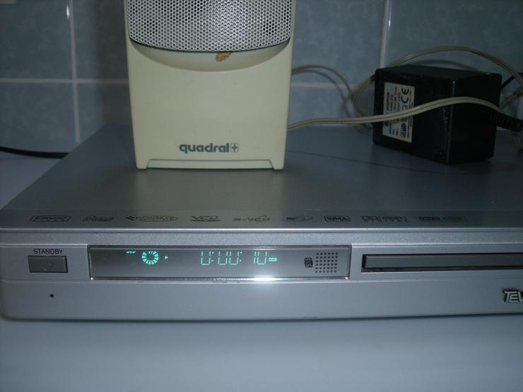 DVD Player Tevion-2008 USB DviX , Mit Boxen + Geschenk  Silber  Kette. - DVD-Player - Bild 5