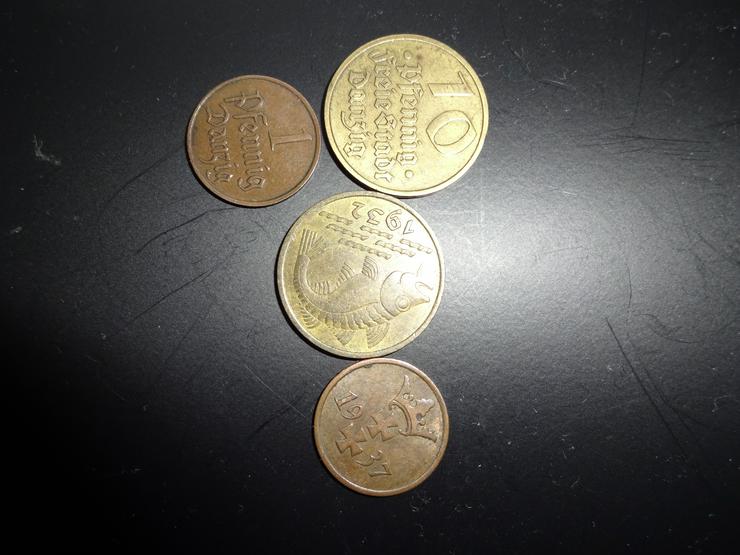 Danzig 4 Münzen