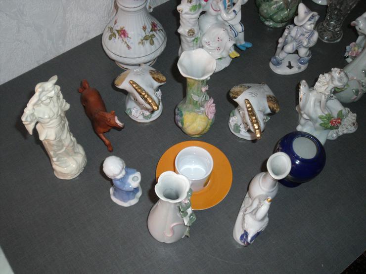 Bild 3: Porzelan Keramik Deko verschiedene Figuren Sammeln + Geschenk , Silber Kette 925.