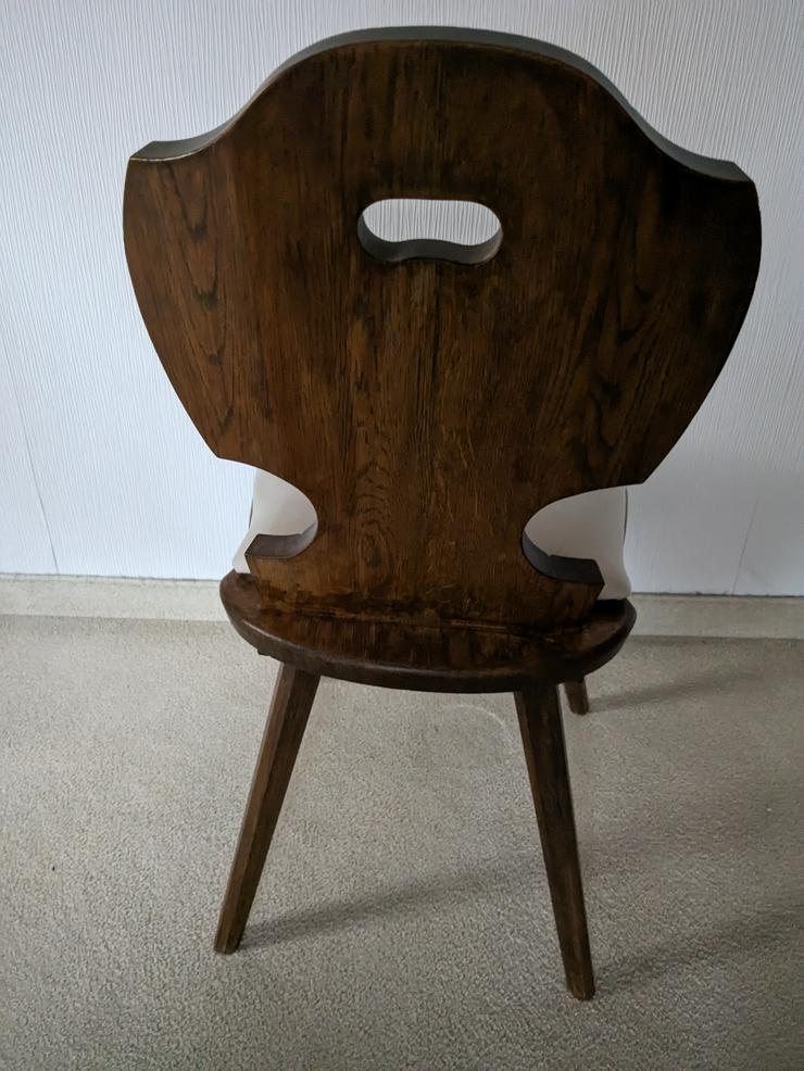 Bild 6: Rustikaler Esszimmertisch mit 6 passenden Stühlen in TOP-Zustand zvk.