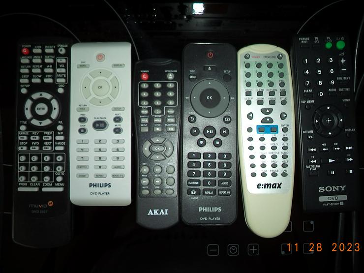 Bild 10: DVD Player 6 Stück Mit Fernbedienung DviX ,USB . Alle  funktioniert  100%