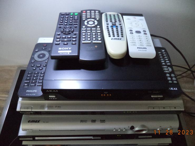DVD Player 6 Stück Mit Fernbedienung DviX ,USB + Silber Kette . - DVD-Player - Bild 2
