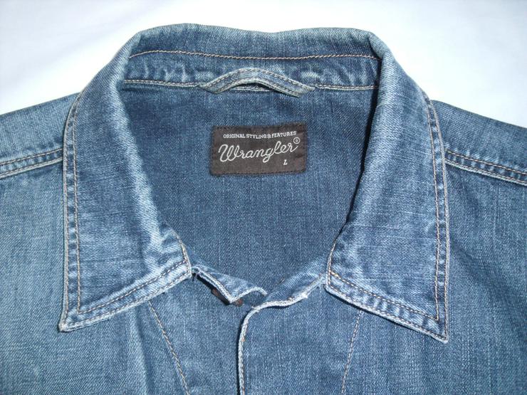 Bild 12: Jeans Jacke Wrangler Gr 48 + Silber Ring .