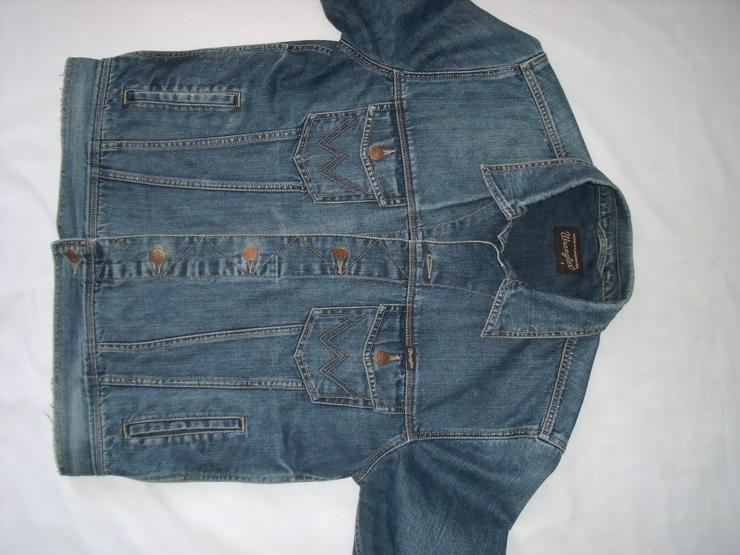 Bild 15: Jeans Jacke Wrangler Gr 48 + Silber Ring .