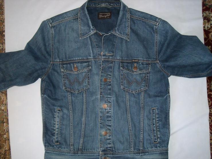 Bild 14: Jeans Jacke Wrangler Gr 48 + Silber Ring .