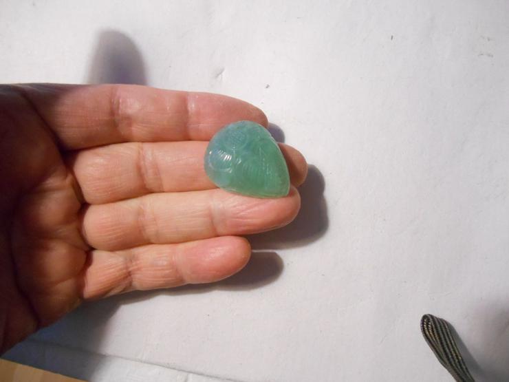 Bild 7: grüner Fluorit....blau-grüner Fluorit.....Peridot...