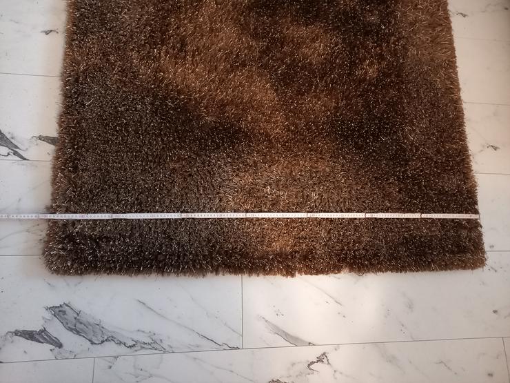Handwebteppich, Musterring Bilbao, 200x140 cm, braun-creme-beige - Teppiche - Bild 1