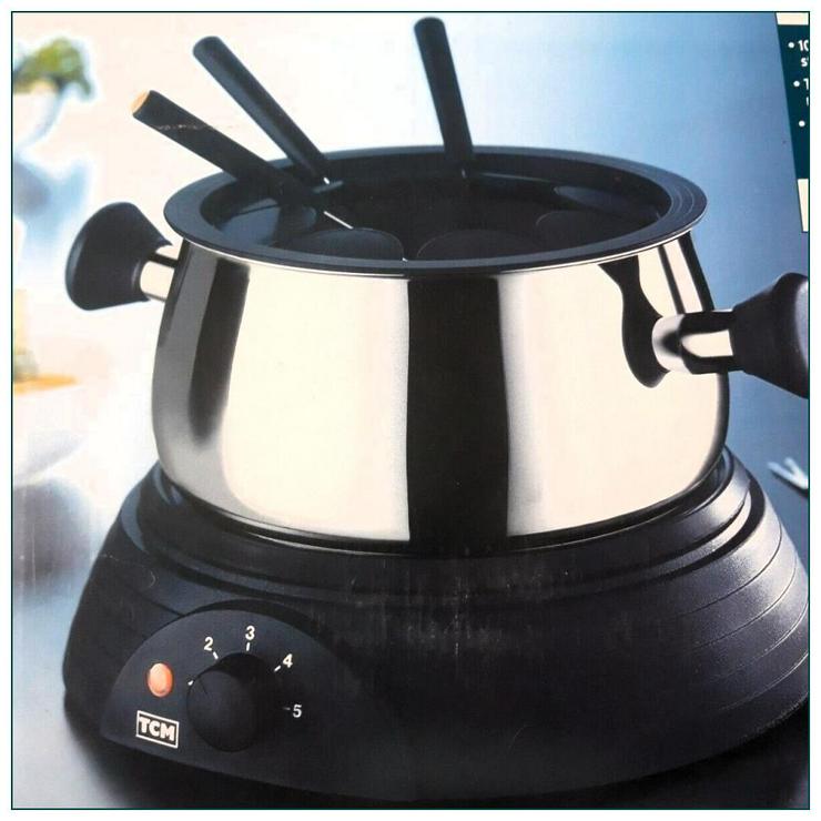 Bild 4: Elektrisches TCM FONDUE-Set bis zu 8 Personen - neuwertig - einfach und sicher - nur 1 x mitbenutzt!