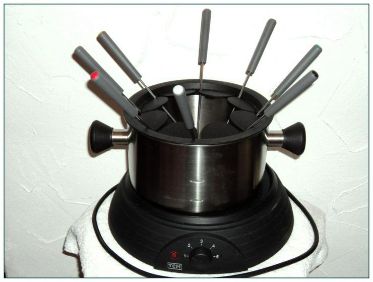 Bild 2: Elektrisches TCM FONDUE Set - einfach und sicher - nur 1 x benutzt.