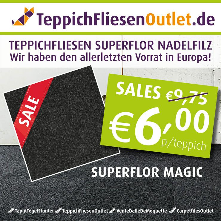 Original Superflor Magic Nadelfilz-Teppichfliesen von Interface - Teppiche - Bild 1