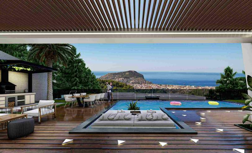 🌟🏡 Exklusive Luxusvilla in Alanya mit Blick aufs Meer – Ihr Traumhaus erwartet Sie! 974 - Ferienhaus Türkei - Bild 4