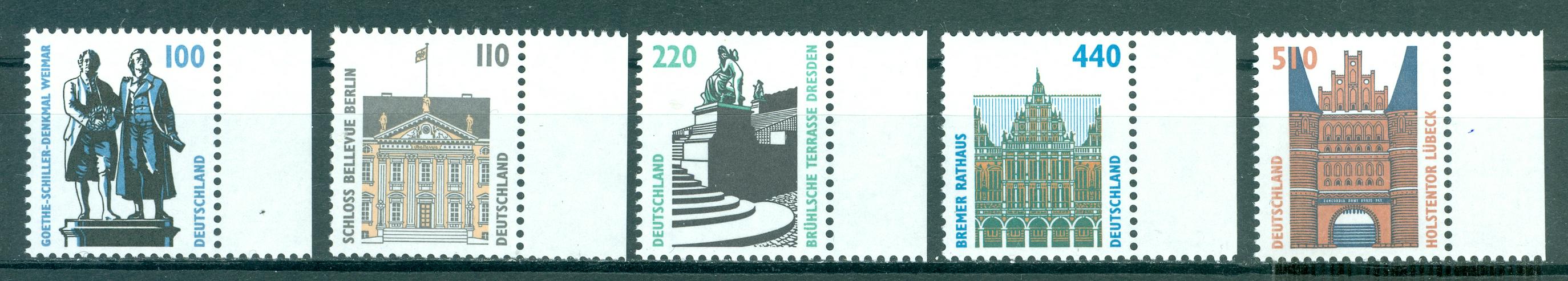 Bund postfrisch Nr. 1934-1938 mit Rand, wie auf dem Bild zu sehen, ohne Falz
