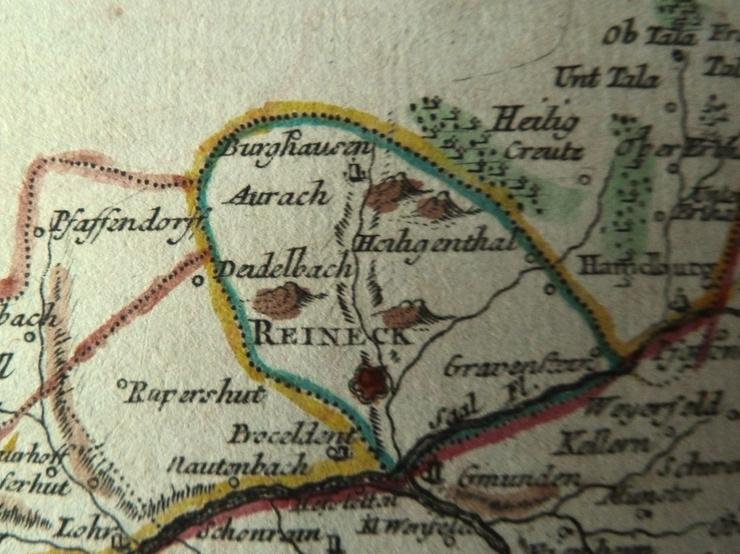 Bild 7: Kupferstich Eveché de Wurtzbourg 1759 Le Rouge Atlas Portati Würzburg Bayern sammeln rar antik TOP!