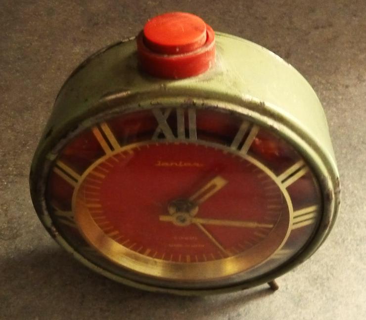 Jantar Wecker Reisewecker sowijetisch mechanisch rar selten sammeln 30er rar TOP - Uhren - Bild 12