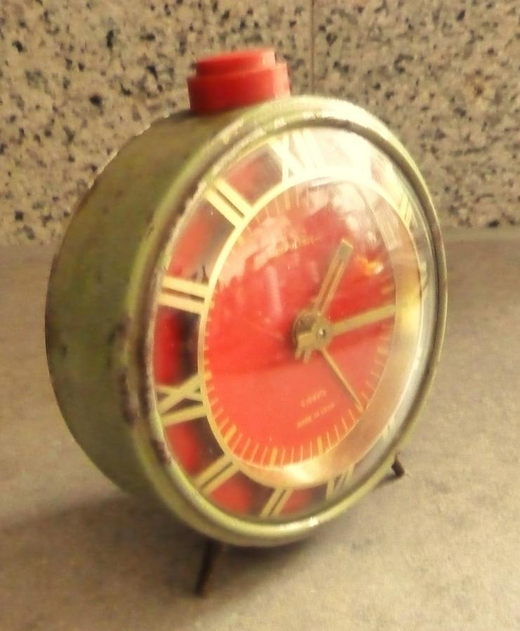 Jantar Wecker Reisewecker sowijetisch mechanisch rar selten sammeln 30er rar TOP - Uhren - Bild 4