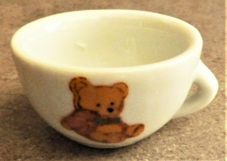 Puppengeschirr Teddybär Kaffeegeschirr Miniatur sammeln Deko vintage Puppenküche TOP! - Spielküchen, Kaufläden & Spielhäuser - Bild 4