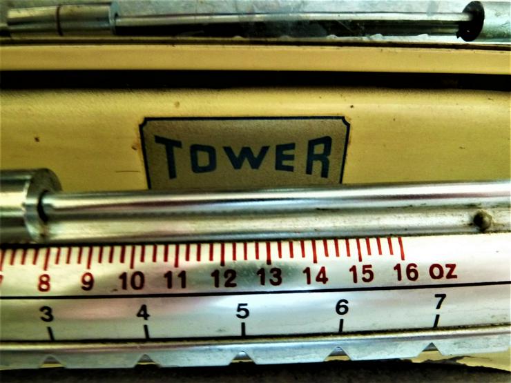 Bild 4: Tower Küchenwaage Balkenwaage Haushaltswaage vintage retro alt sammeln Deko TOP