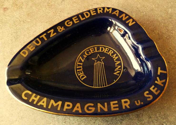 Deutz & Geldermann Aschenbecher Champagner Sekt Nierenform 60er sammeln rar TOP! - Weitere - Bild 11