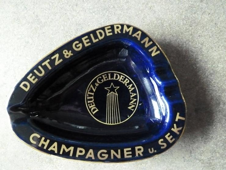 Bild 2: Deutz & Geldermann Aschenbecher Champagner Sekt Nierenform 60er sammeln rar TOP!