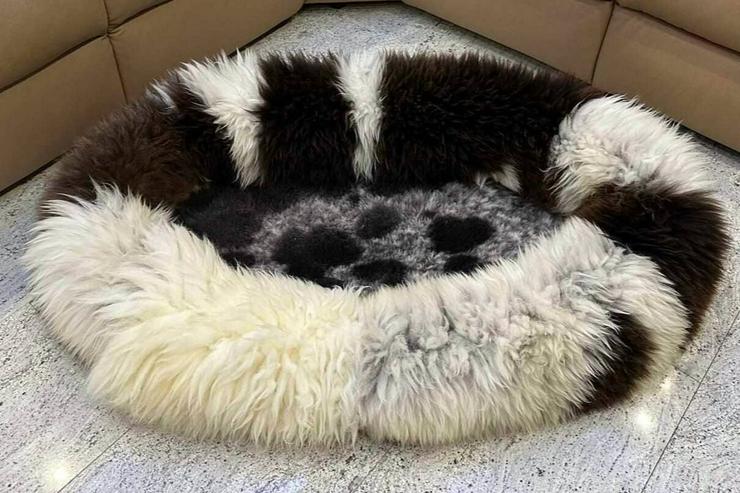 Schaffellbetten für große Hunde – 100 cm! - Körbe, Betten & Decken - Bild 5