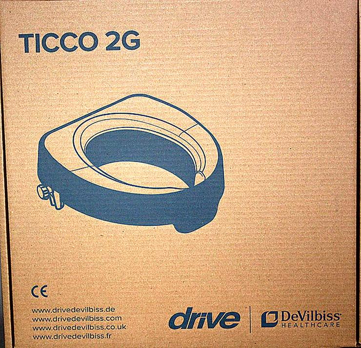 Bild 3: NEU Ticco 2G Toilettensitz Erhöhung mit Deckel Original verpackt