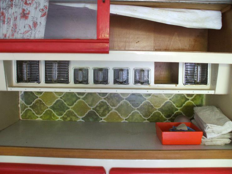 Bild 4: Küchenschrank 3-tgl. Vintage, zum Reparieren/Restaurieren