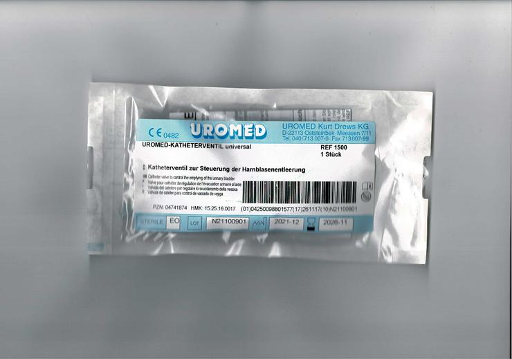 Katheterventile REF 1500 universal - UROMED 10 St. a 10 €  *OVP* - Hygiene & Desinfektion - Bild 2