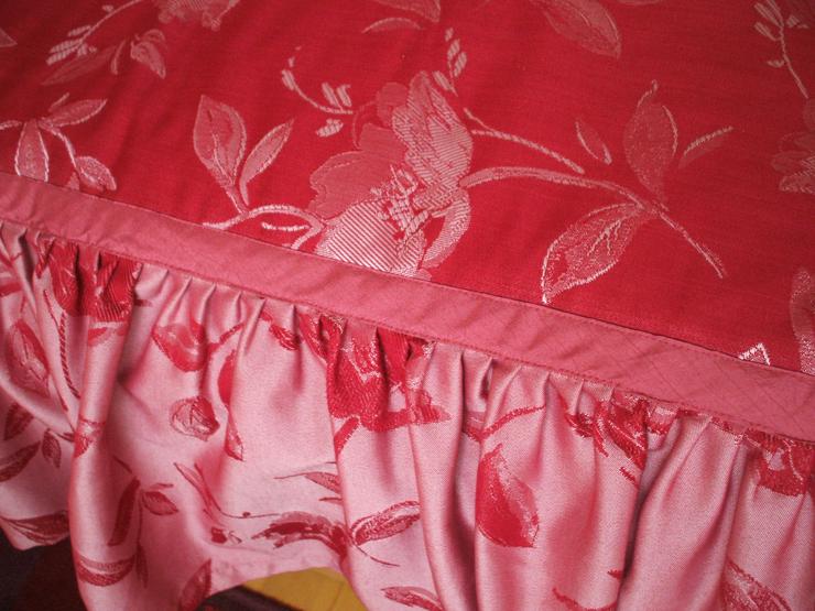 Tagesdecke Bettüberwurf klassisch elegant 215x180 Unikat *neuwertig* - Kissen, Decken & Textilien - Bild 4