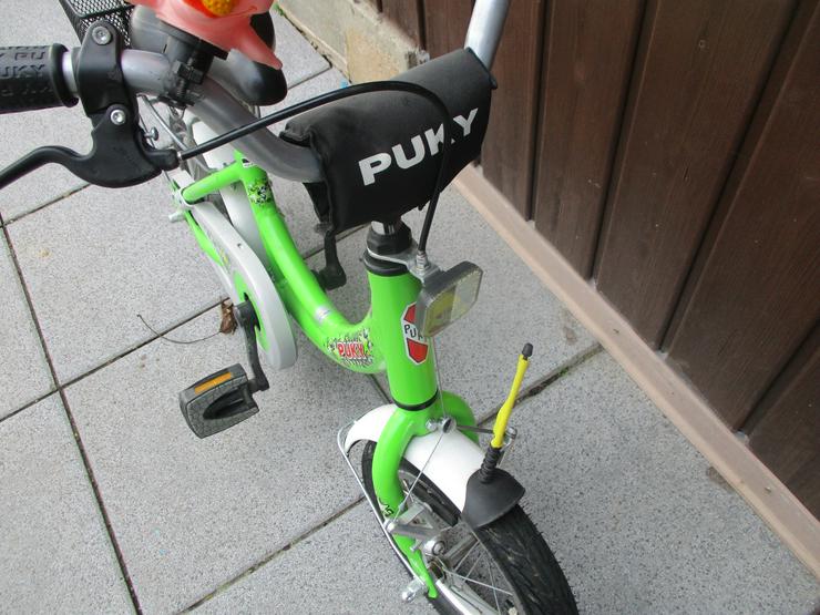 Bild 7: KInderfahrrad 12 Zoll Puky in grün mit Korb Versand auch möglich