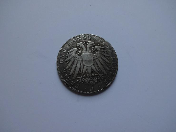 Deutsches Reich 5 Mark 1907 A Hansestadt Lübeck - Deutsche Mark - Bild 2